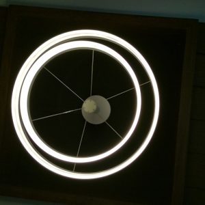 Photo "Modern and simple circular chandelier for kitchen"