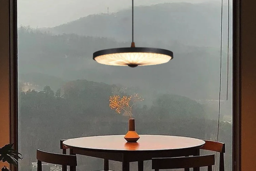 Creating Ambiance with a Living Room Dome Disc Wrinkle Chandelier