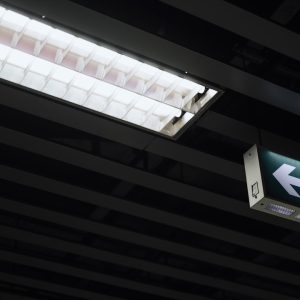 Photo fluorescent wall lamp