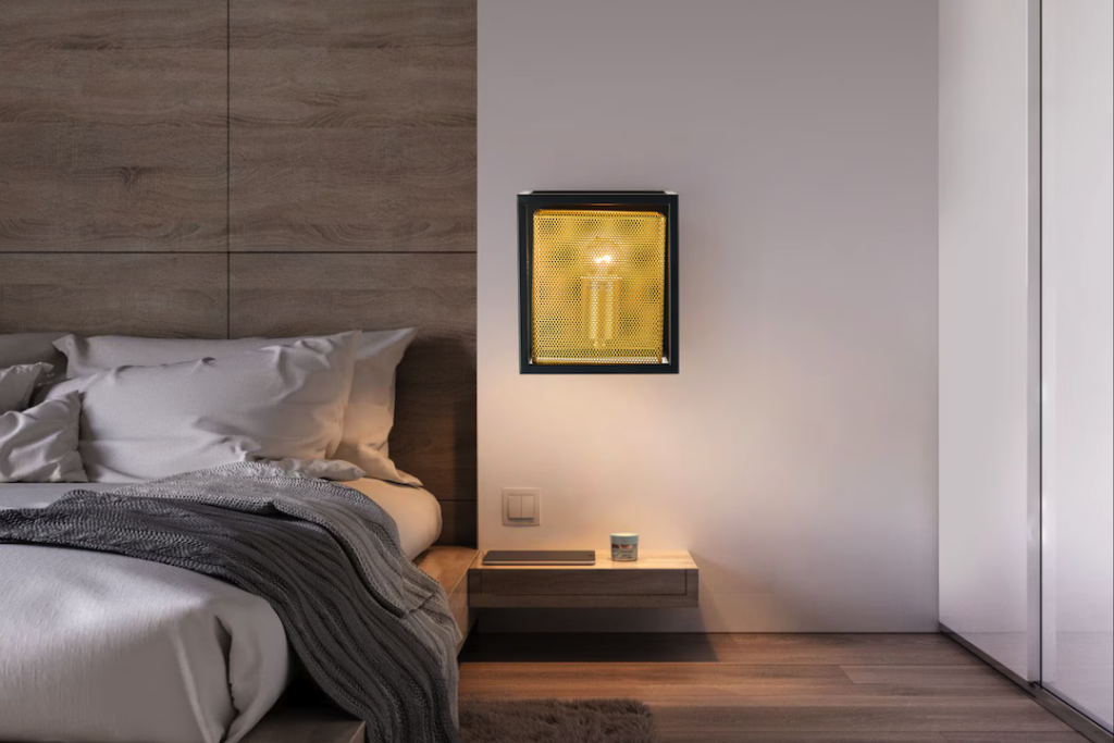 Modern Metal Mesh Bedroom Wall Lamp Modern Metal Mesh Bedroom Wall Lamp